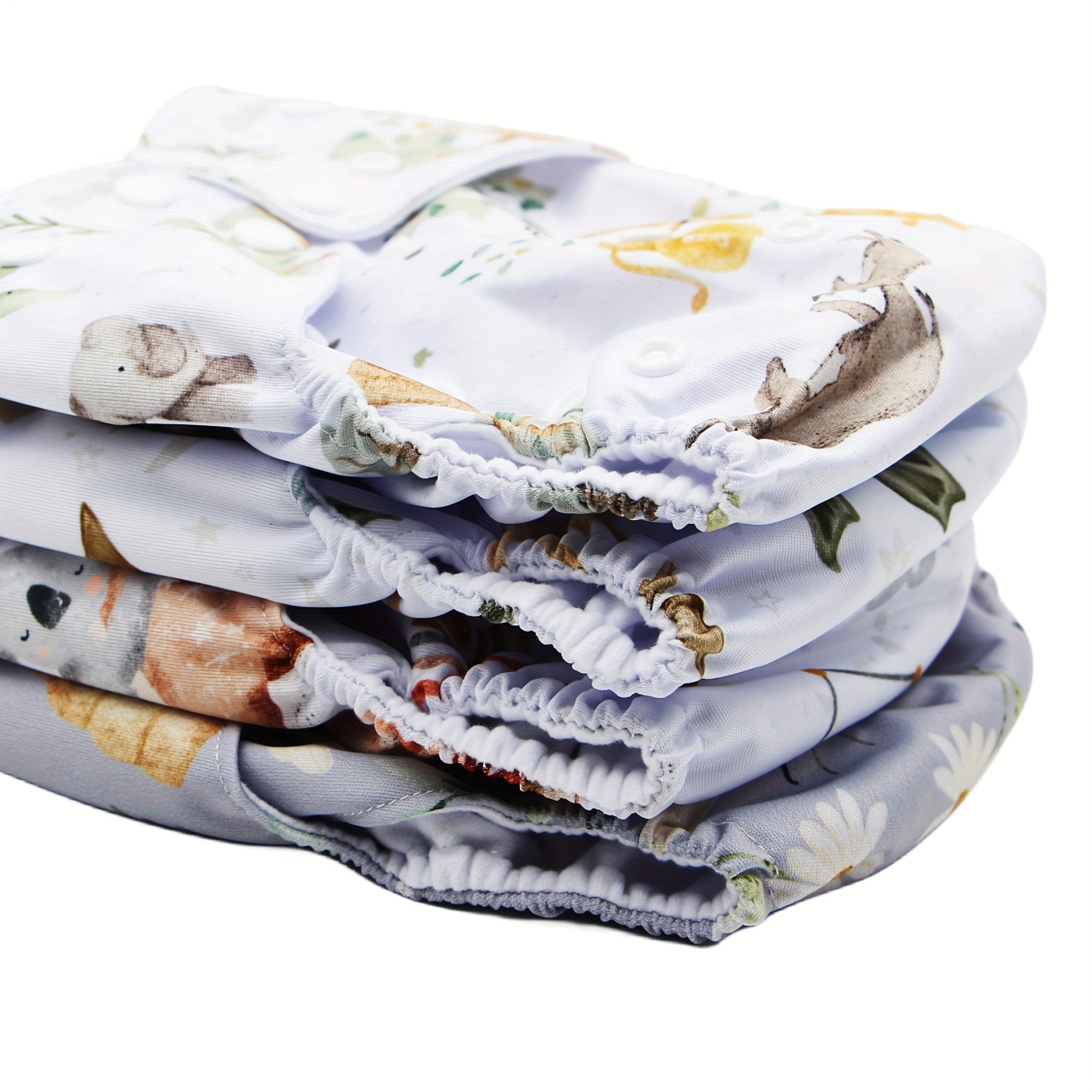 Reusable Waterproof Cloth Diapers for Infants to Toddlers 3-15kg Adjustable