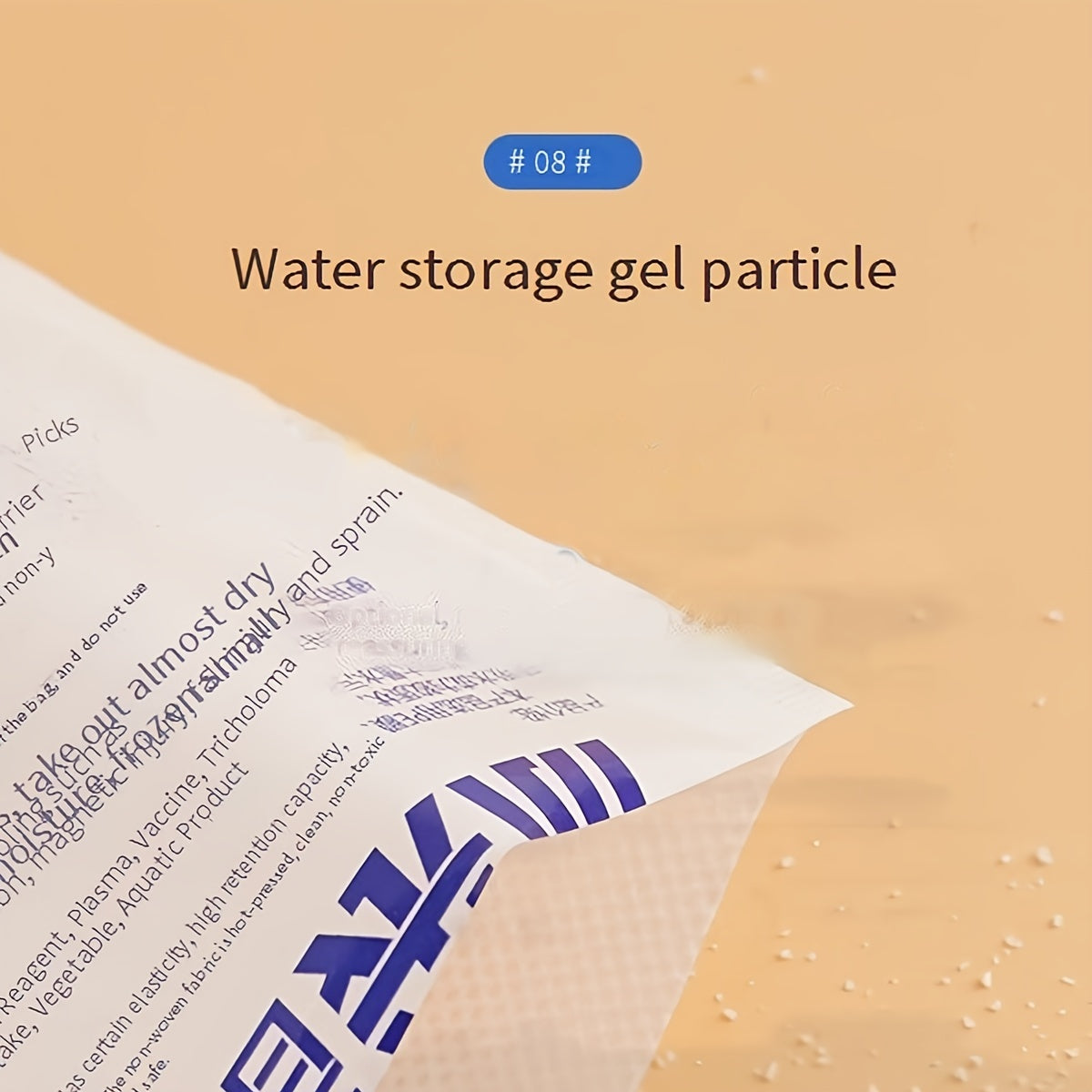 Reusable Ice Packs Leakproof Water-Injectable Cooling Bags for Beverages and Food Preservation