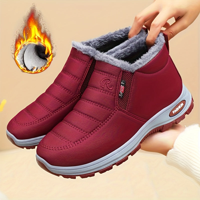 Women’s Fashion Casual Ankle Boots Warm Comfortable Soft Sole All Seasons