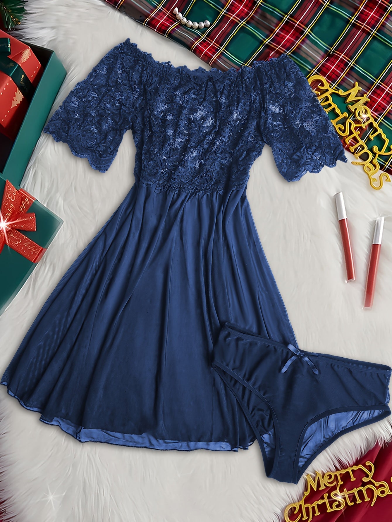 Комплект женского белья больших размеров из кружева, прозрачный боди, соблазнительный ночной наряд