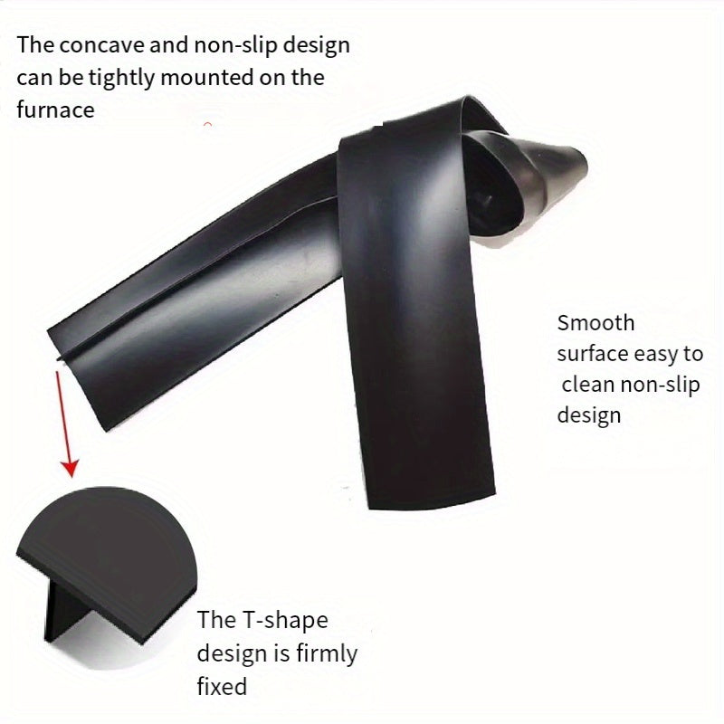 Silicone Stove Counter Gap Covers 2 Pieces Heat-Resistant Anti-Slip Kitchen Accessories