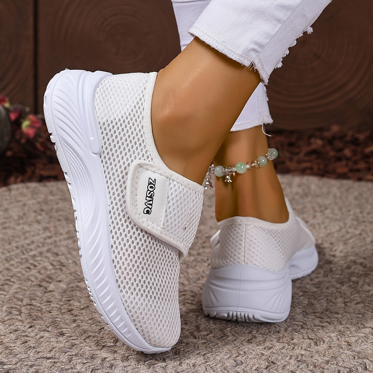 Unisex Orthopedic Sneakers Wide Fit Breathable Fabric Casual Shoes