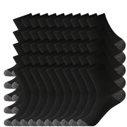 Set de calcetines largos coloridos para hombre, 20, 30, 50 pares, de punto, poliéster, cómodos