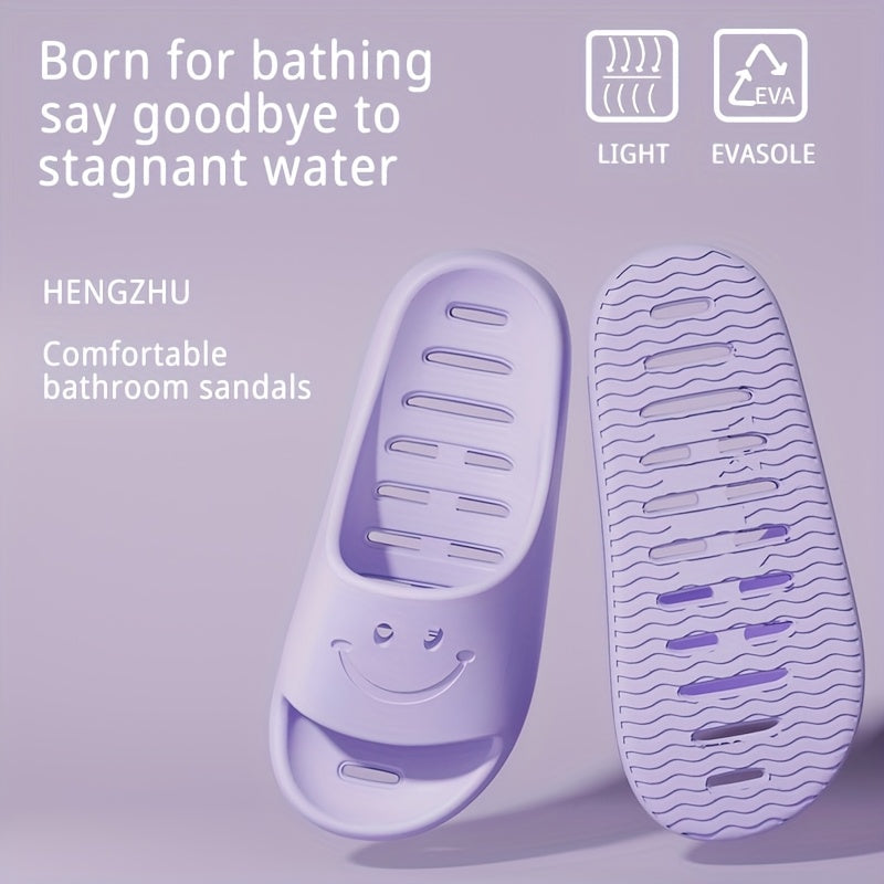 Women Soft EVA T-Strap Slides for Beach and Indoor Use in Pastel Colors