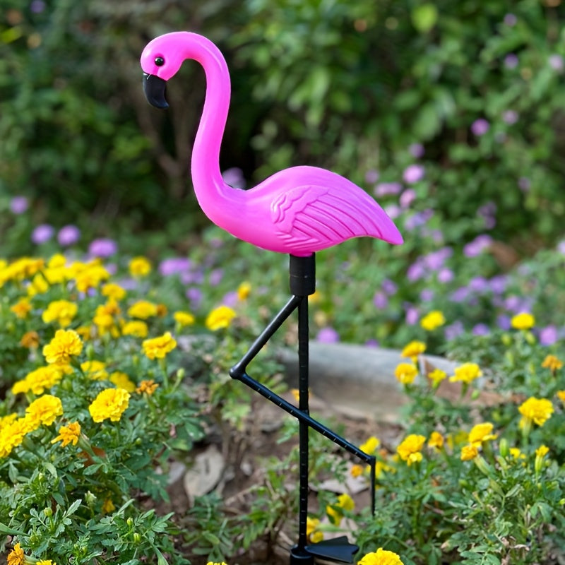Pink Flamingo Yard Decorations Set with Foot Stakes for Garden Patio Outdoor Parties