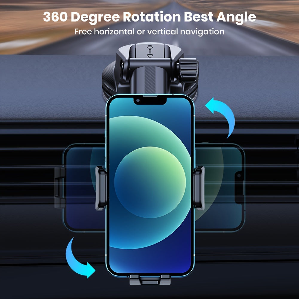 Soporte universal para teléfono de coche, soporte duradero para tablero, ajustable, compatible con smartphones