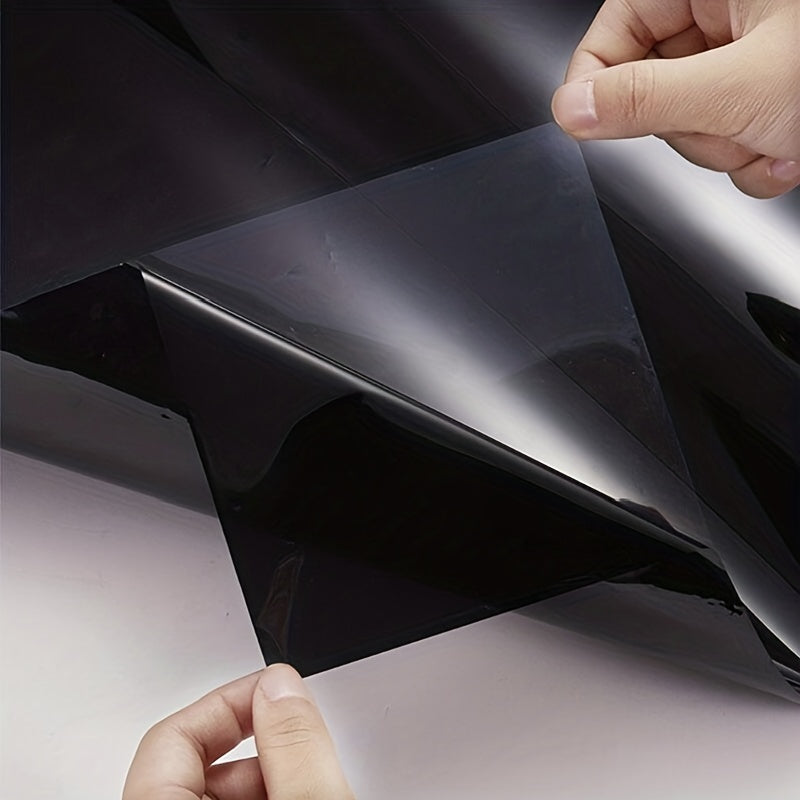 Black Window Tint Film Roll 300cmx50cm UV Protection for Car and Home