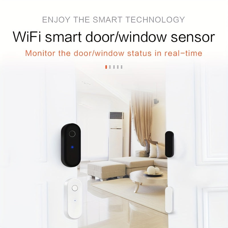 WiFi Door Window Sensor for Smart Home Compatible with Alexa and Google Assistant