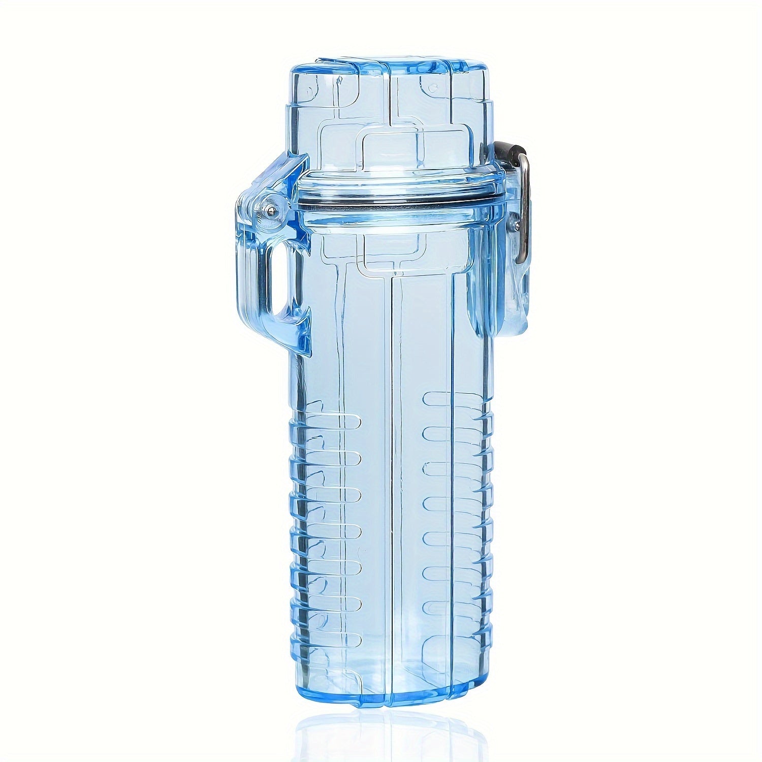 s:
Suya chidamli plastmassa olovyoq qutisi qopqog'i BIC J6 tashqi omon qolish sumkasi uchun