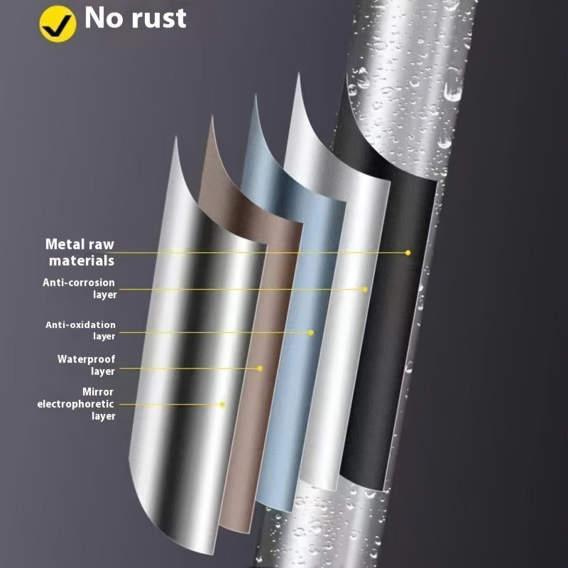 Stainless Steel Telescopic Ladder with Folding Design and Bamboo Joints