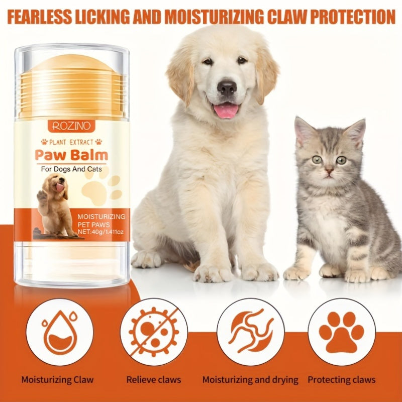Pet Paw Balm for Dogs and Cats Hydrating Moisturizer 40g