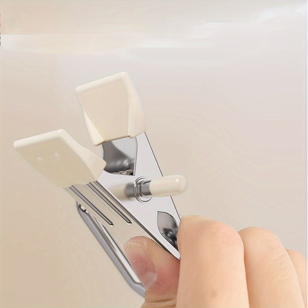 Juego de 10 pinzas de ropa de acero inoxidable con ganchos, clips para ropa y más