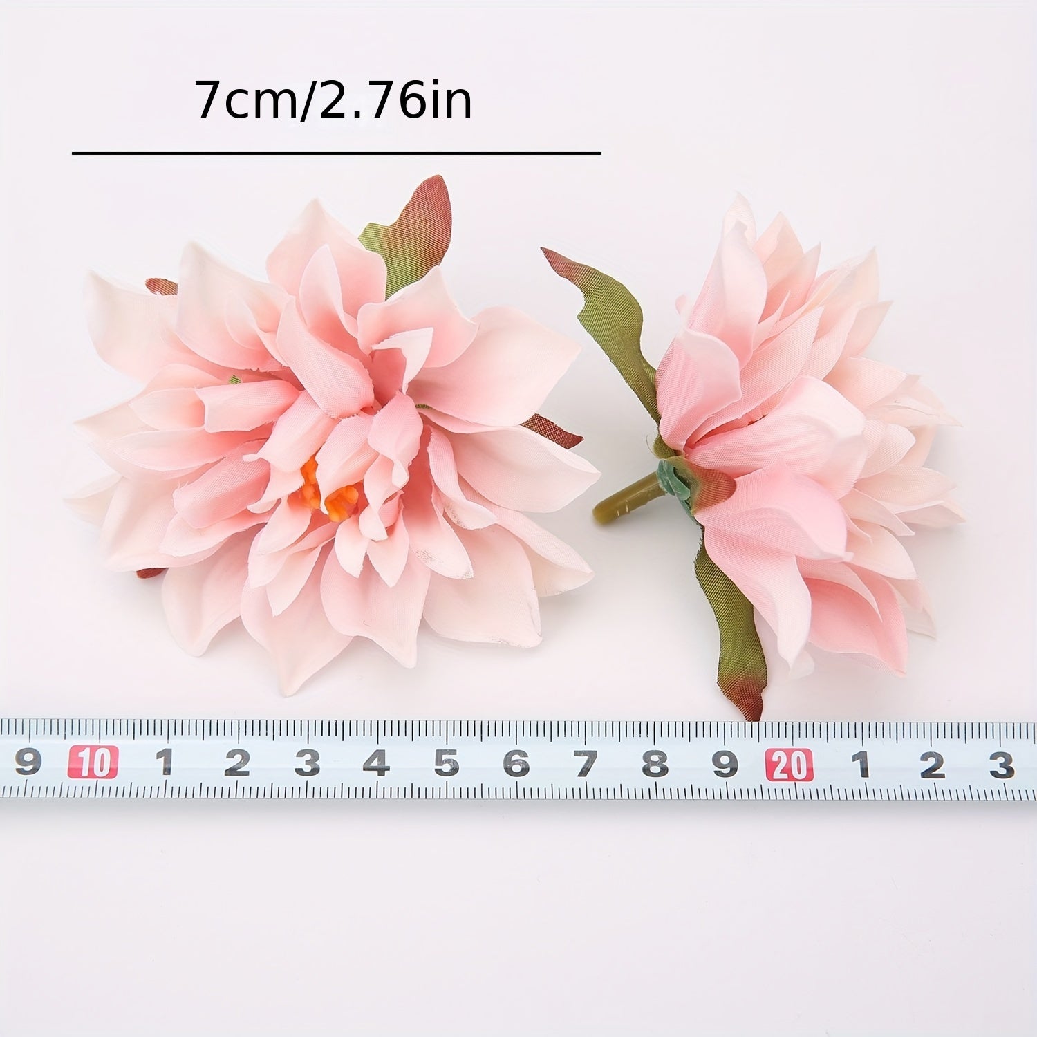 10 Handmade Chrysanthemum Silk Flower Heads for DIY Wedding Party Decor