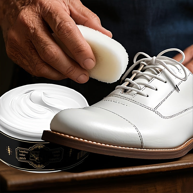 Large Capacity Faux Repair Paste for Shoes Bags Furniture White 100ml