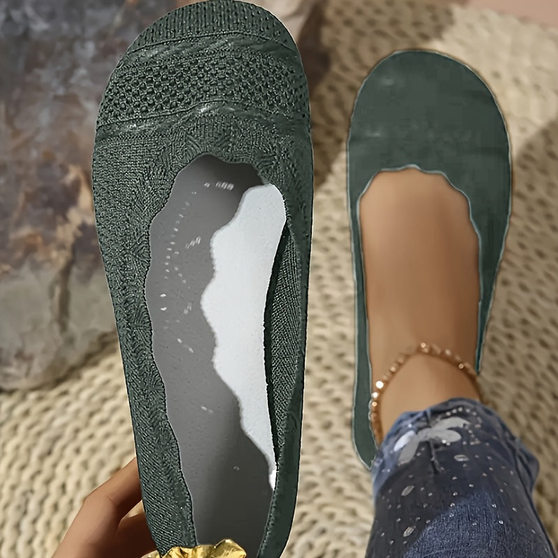 Women's Round Toe Slip-On Loafers Lightweight Casual Shoes in Multiple Colors