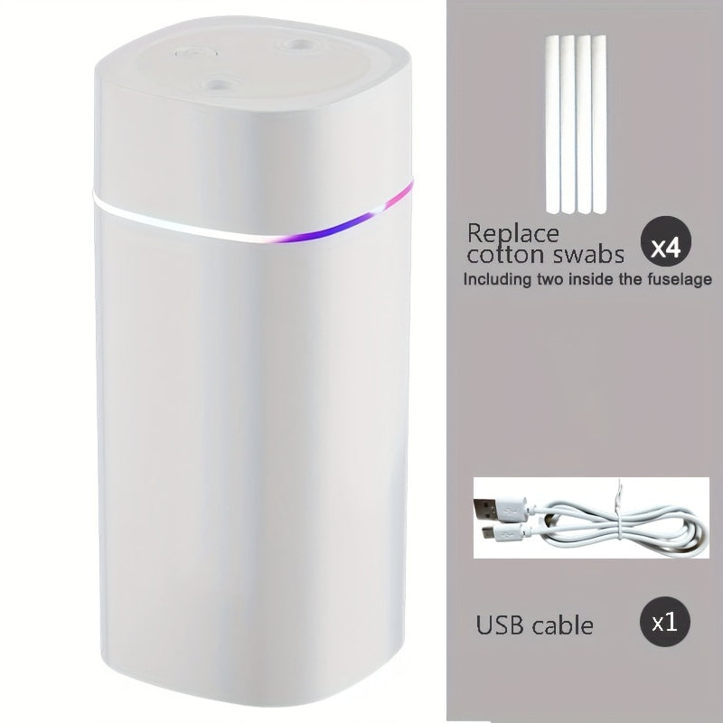 600ML USB namlagich uy ofisi yotoq xonasi uchun shovqinsiz aromaterapiya muhim yog'li diffuzor