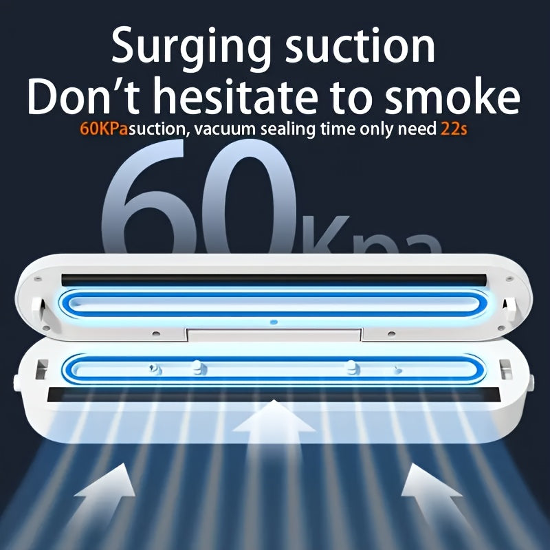 Máquina selladora al vacío con enchufe estándar europeo, conservación de alimentos frescos y secos, sellado húmedo y seco, 70cm