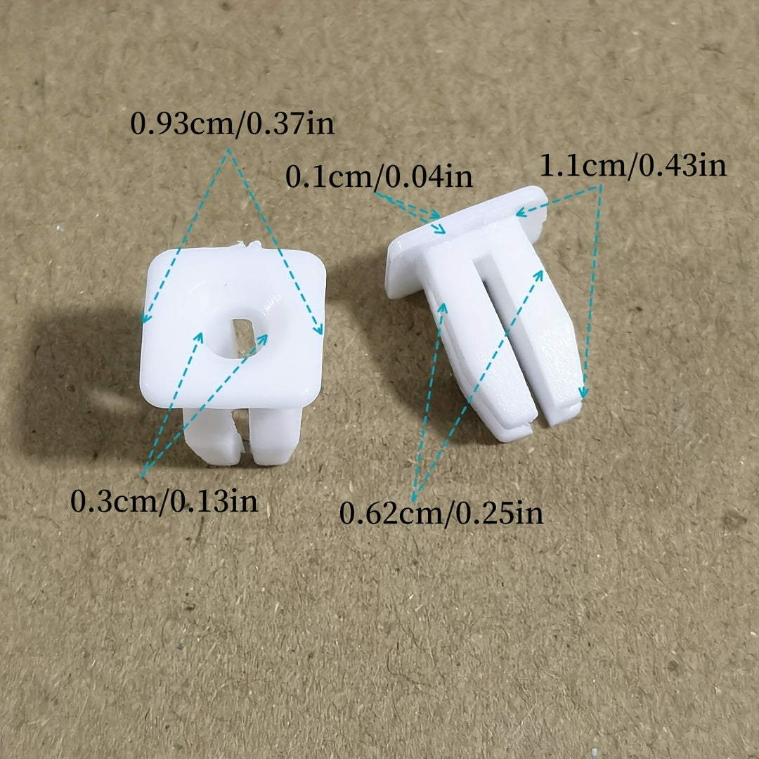 50PCS Auto Fastener Clips Self-Tapping Screws for Fender Mudguard Car Repair