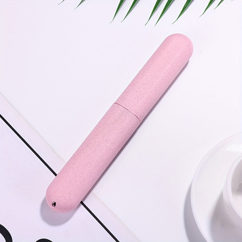Portable Toothbrush Case for Travel Dust-Proof Compact Bathroom Storage