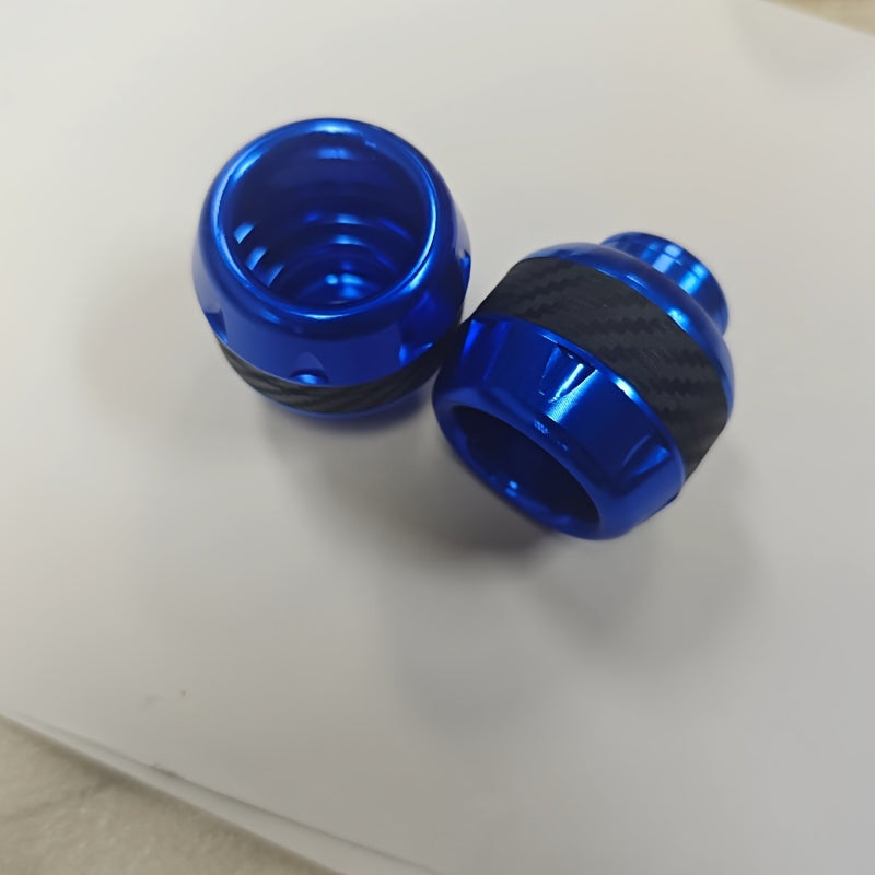 Universal Carbon Fiber Motorcycle Front Fork Stem Caps for Motorbike Scooter