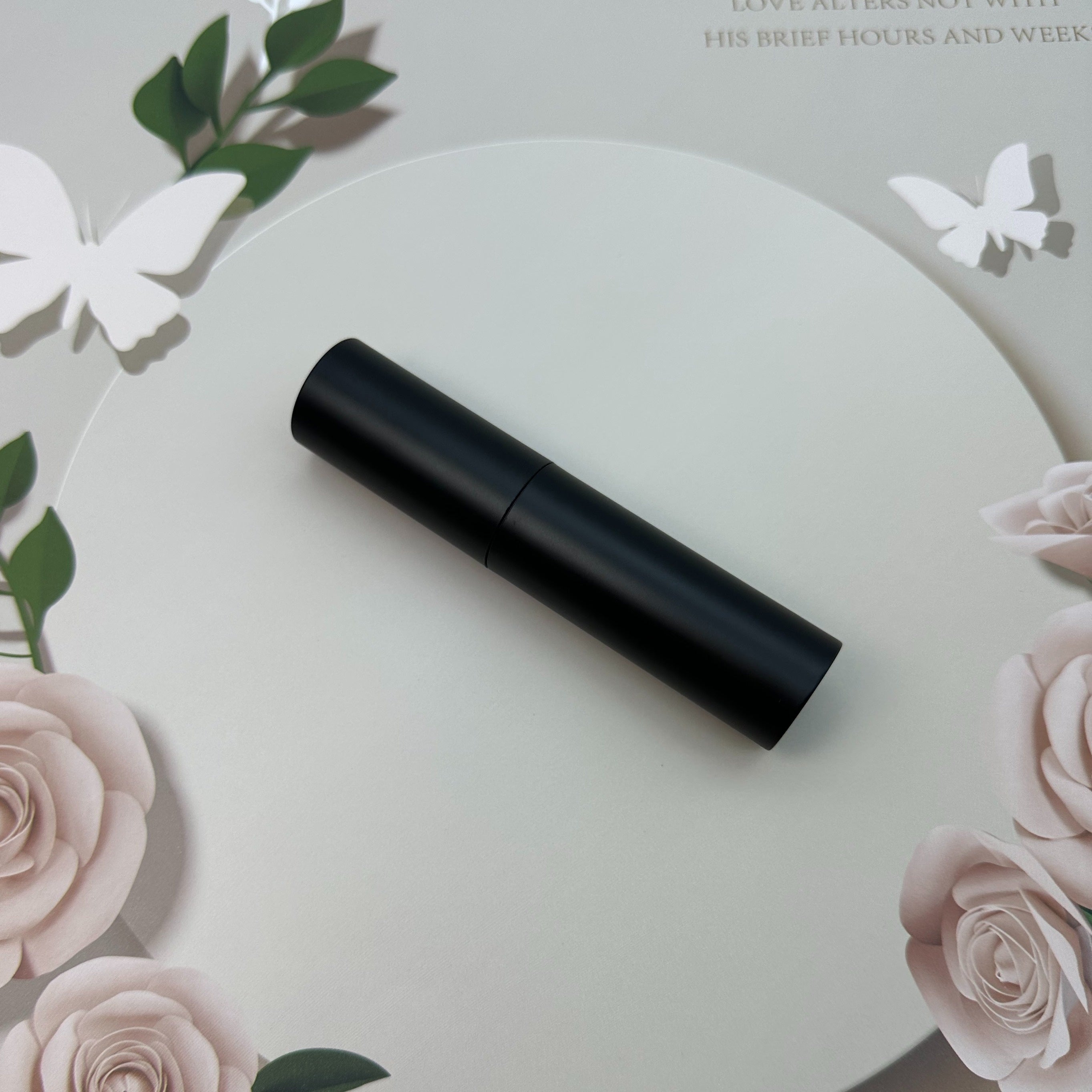 Set de bandeja medidora de granos de café negro y botella de spray de agua para amantes del café