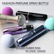 Set of 5 Travel Refillable Perfume Atomizers 5ml Portable Spray Bottles for Cosmetics