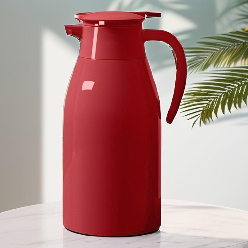 2000ml Insulated Thermos Flask Double Wall Glass Liner for Coffee Tea Home Office