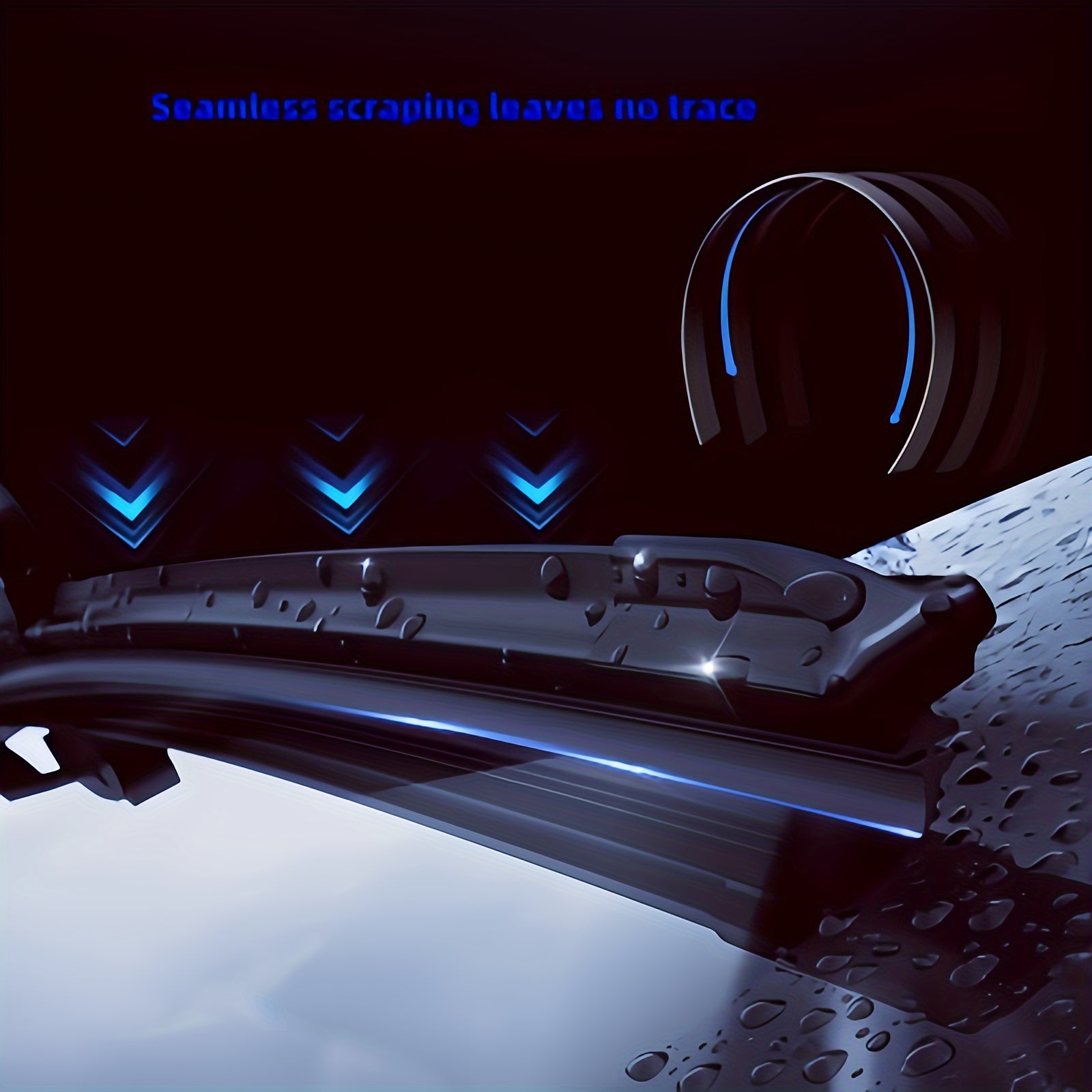 Universal Wiper Blades, Rubber, Easy Install, Clear View