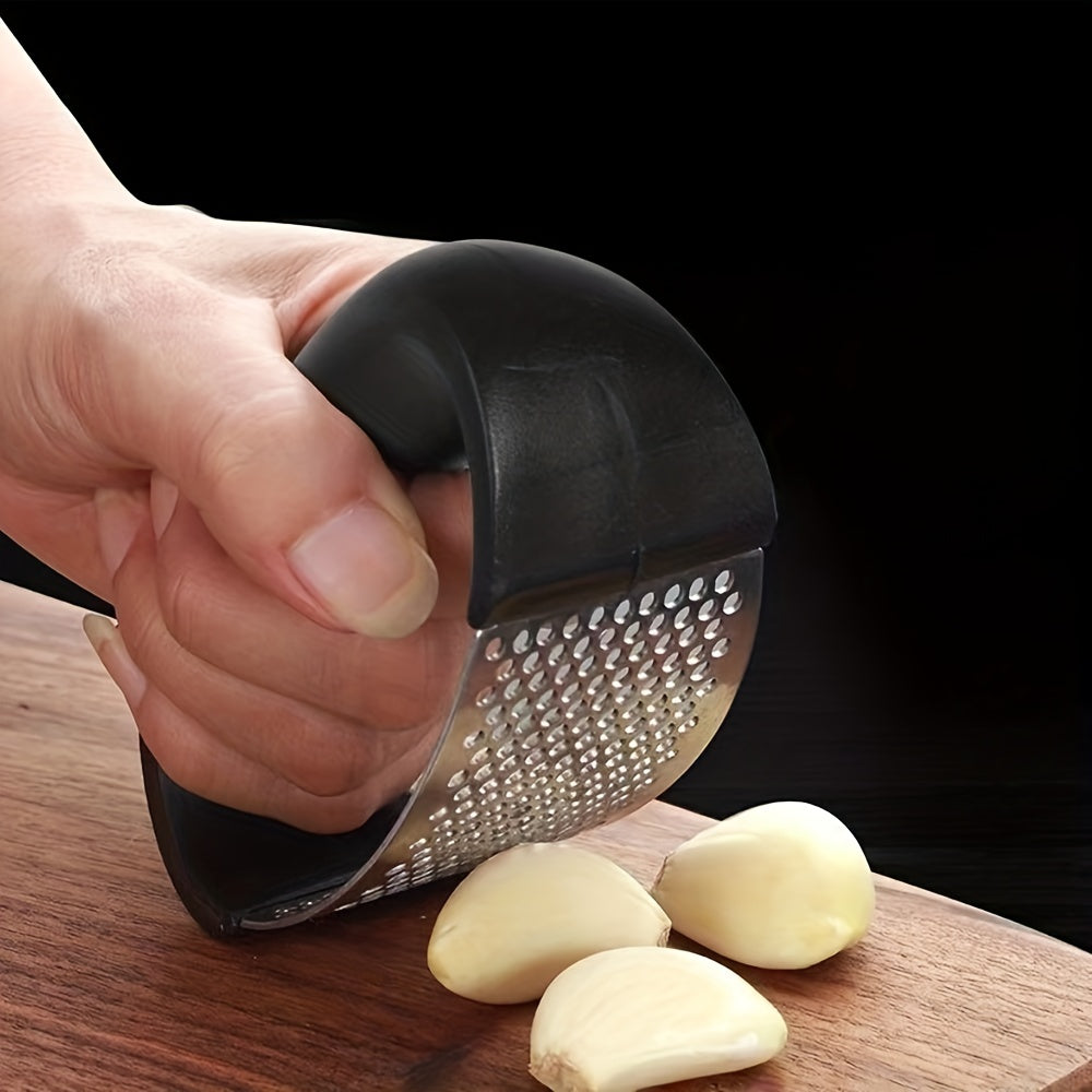 Premium 304 Stainless Steel Garlic Press Manual Mincer Crusher Kitchen Tool