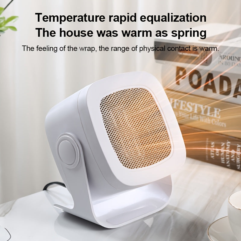 Portable Desktop Electric Heater for Home Office Dorm Room Small Space
