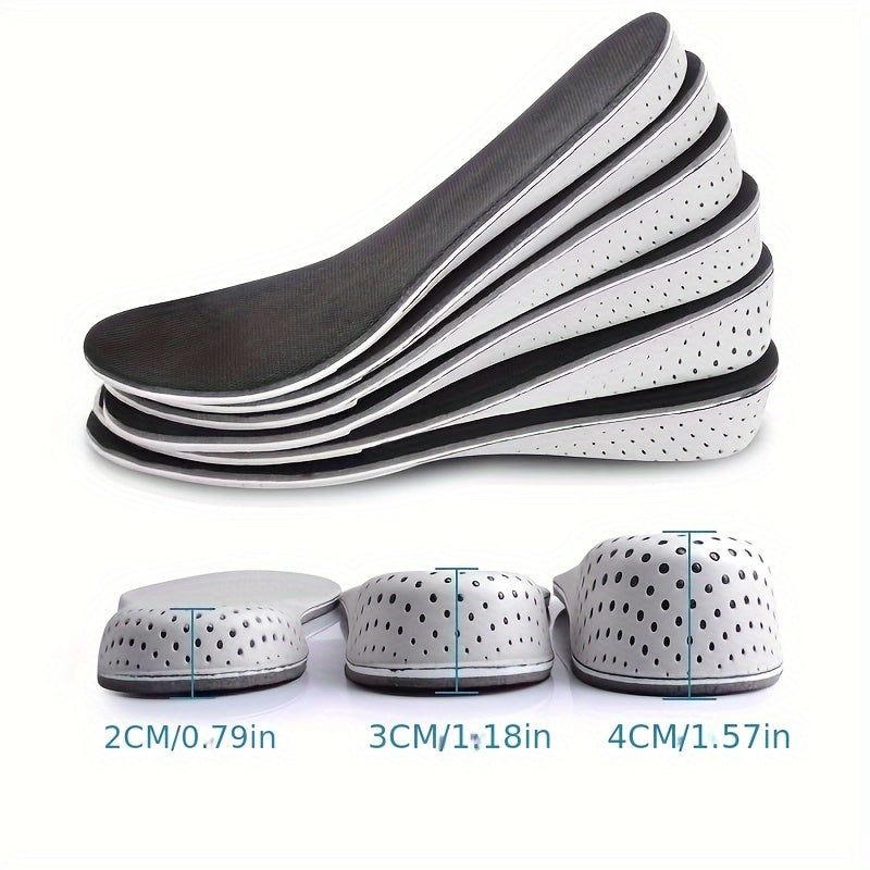 Women Comfort Height Boost Insoles Breathable Warm EVA Arch Support