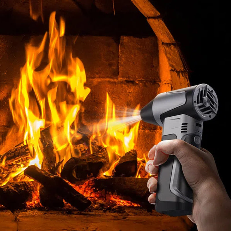 Mini Turbo Fan with Adjustable Speed USB Rechargeable for Dust Snow Leaves Car Pet Hair Indoor Outdoor