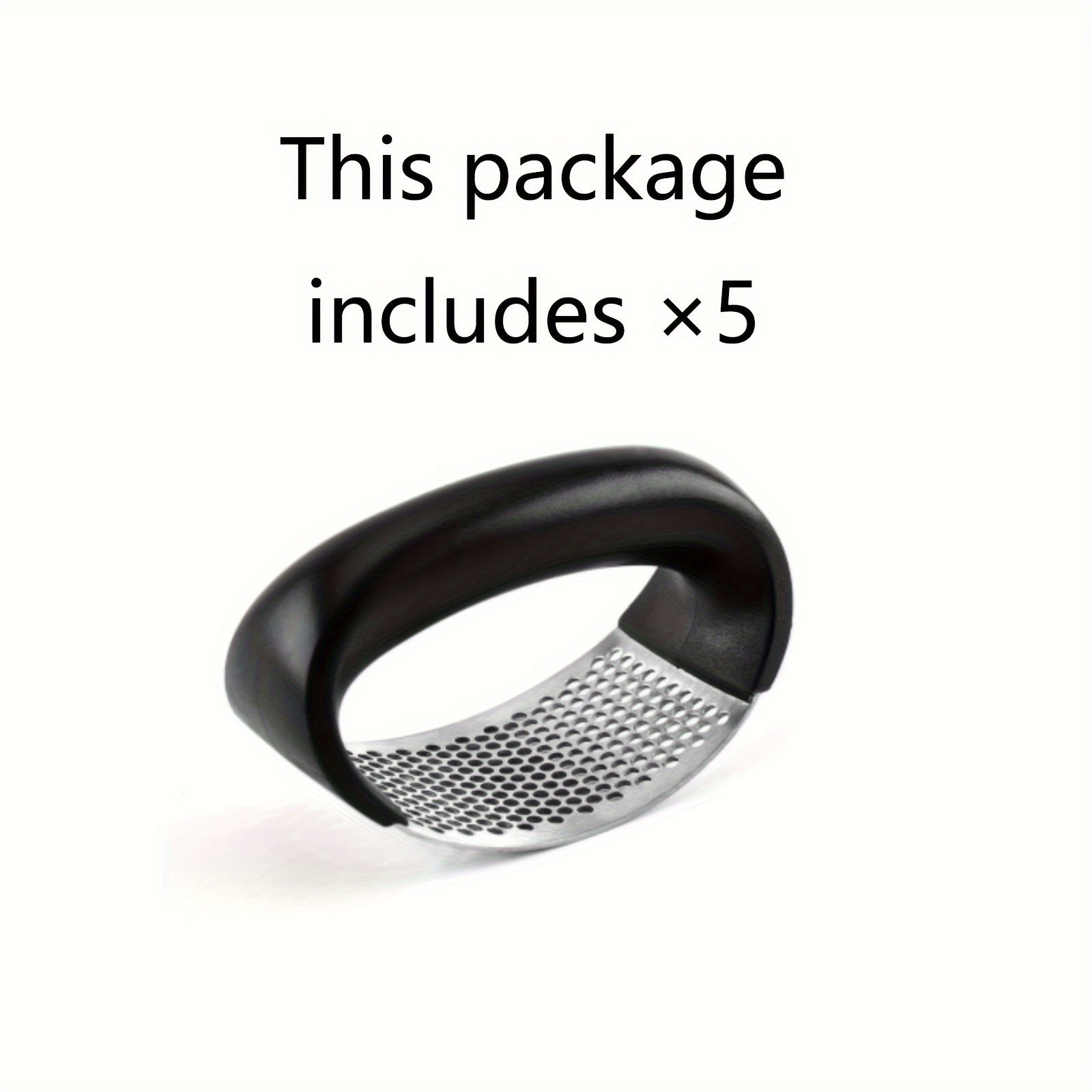 Stainless Steel Garlic Press Manual Kitchen Gadget Chopper Tool