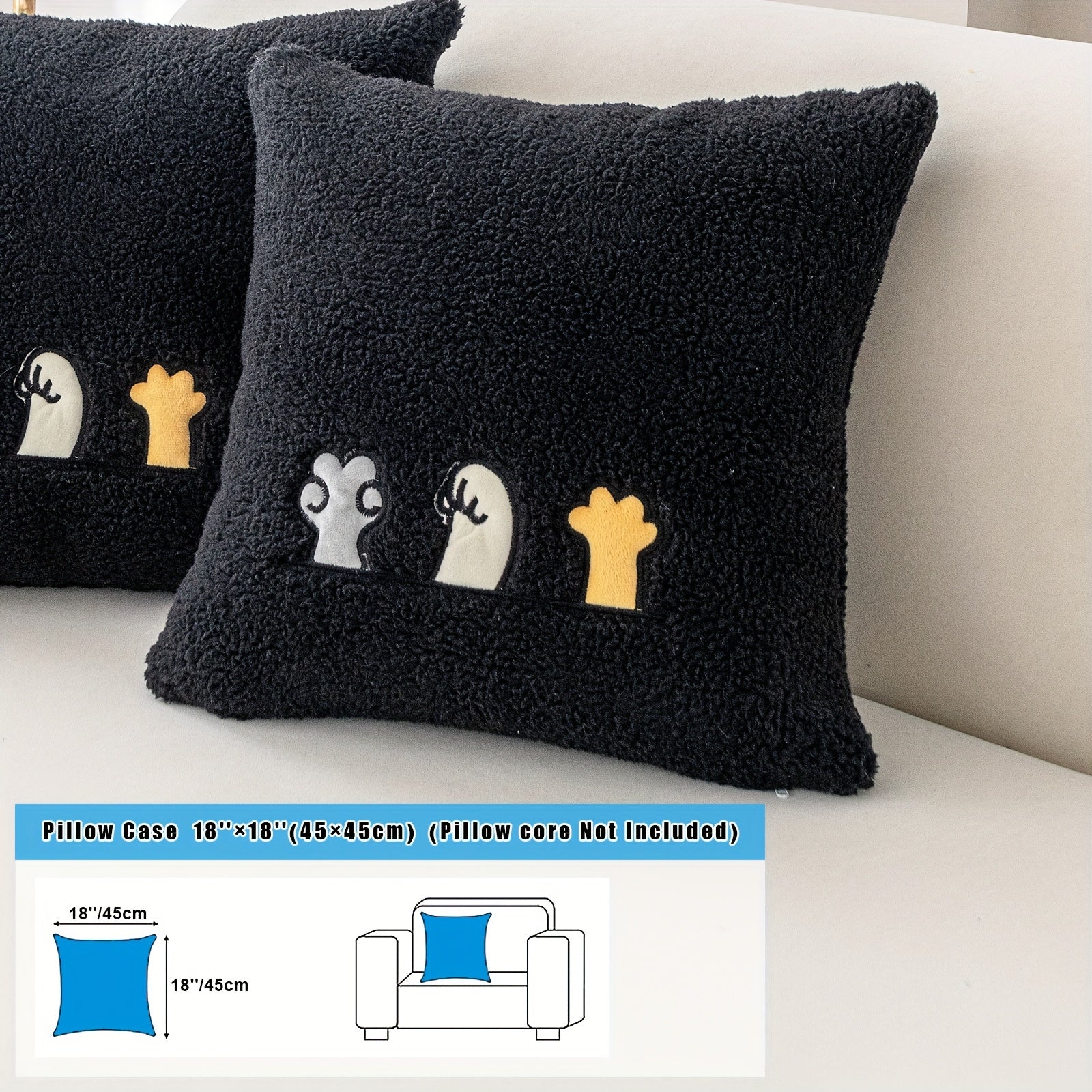 Софа с чехлом из шерпы, дружелюбным к домашним животным и нескользящим защитным покрытием для домашнего декора.