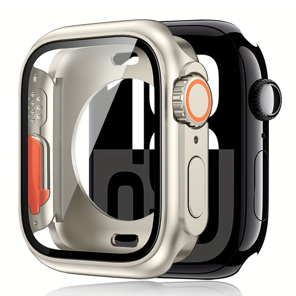 Titanium Protective Case for Apple Watch Series 10 46mm 42mm with Screen Protector