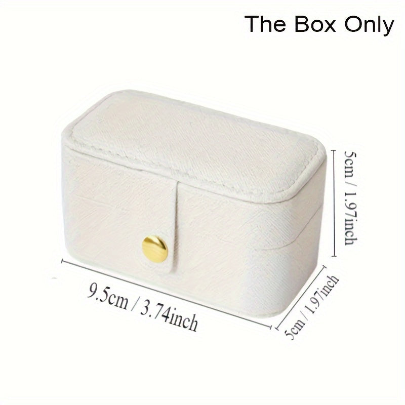 Портативный органайзер для украшений для хранения колец, серег, ожерелий и браслетов, подарок