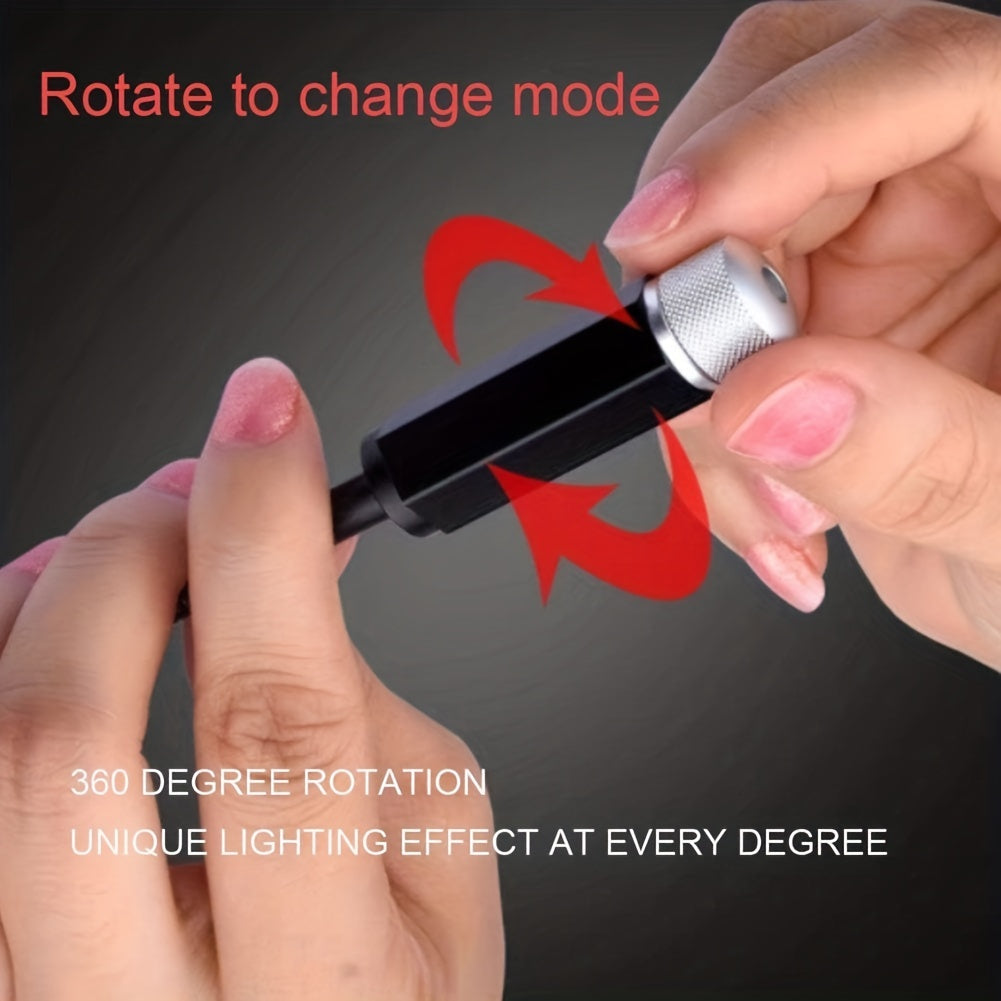 Night Light Projector for Car Roof Interior Adjustable USB-Powered Romantic Ceiling Bedroom