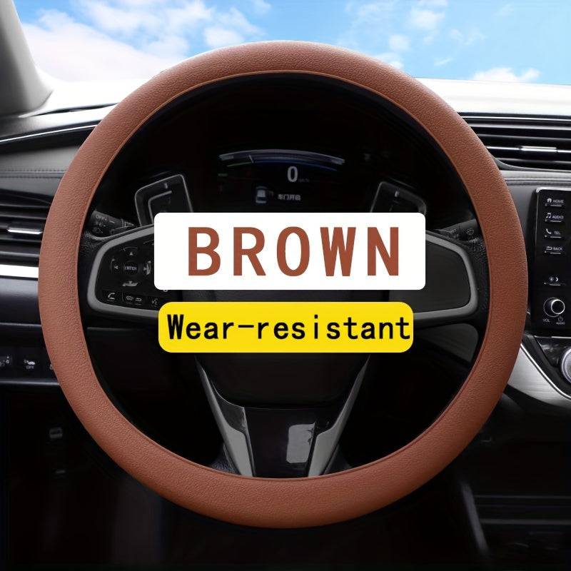 Universal Silicone Steering Wheel Cover Non-Slip Durable Colors