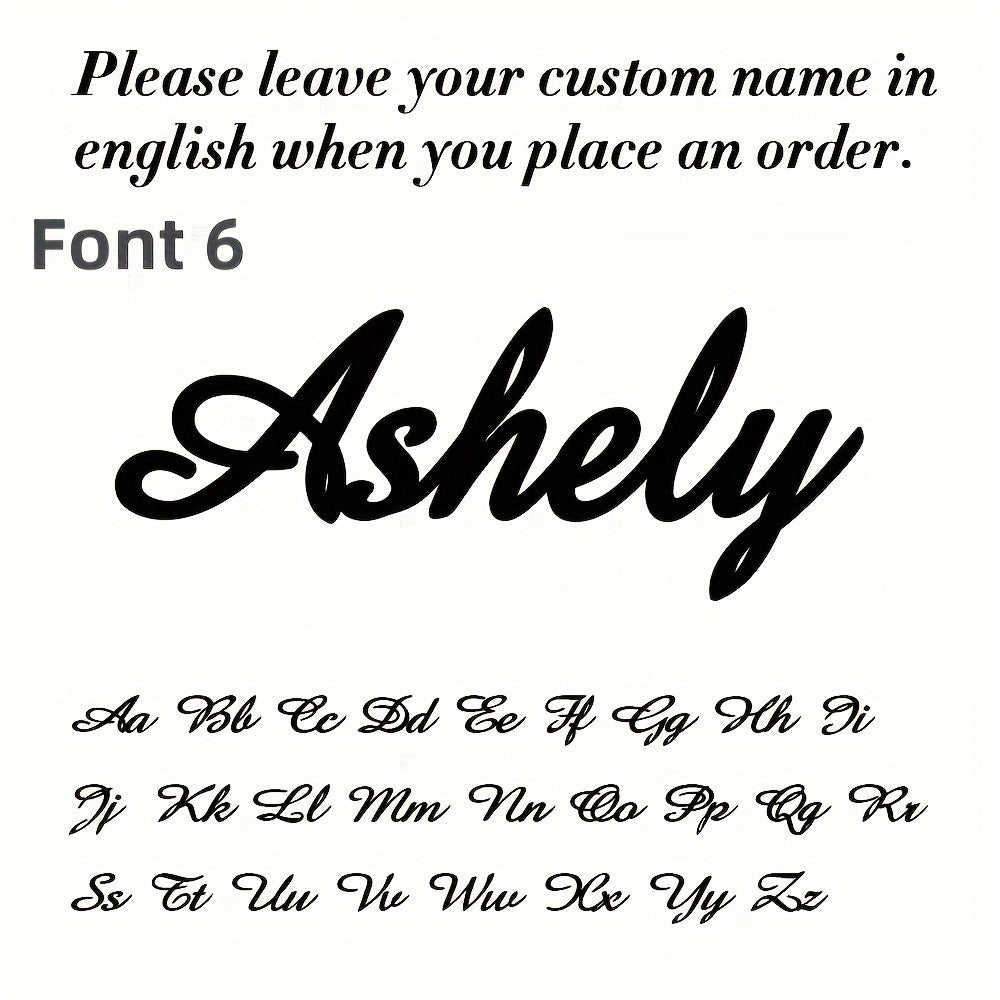 Personalized Stainless Steel Shoe Lace Charm Customizable Shoe Buckle Shoe Clips