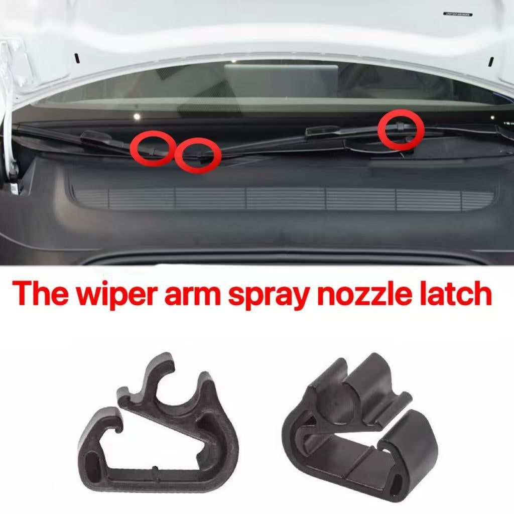 Pack of 5 Rain Gutter Spray Nozzle Clips for Car Windshield Wiper Blade Fixing