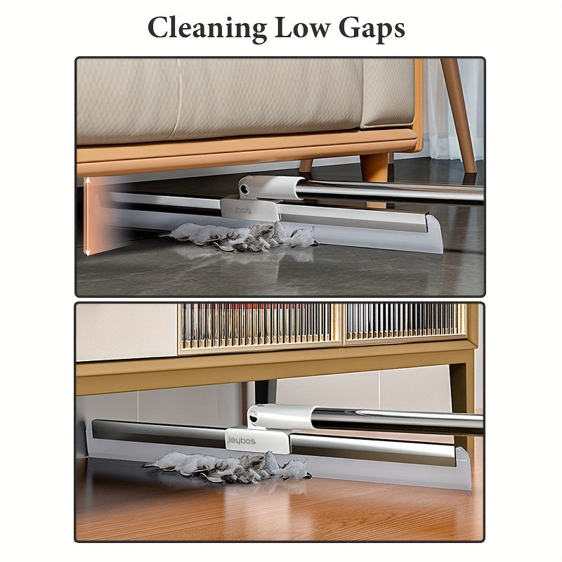 Bir parcha ko'p maqsadli silikon squeegee, sozlanadigan tutqich bilan - 154.43 sm plastik va zanglamaydigan po'latdan yasalgan supurgi, pol, deraza, devor va shisha tozalash uchun - uy, avtomobil va uy hayvonlari sochlarini olib tashlash uchun mukammal