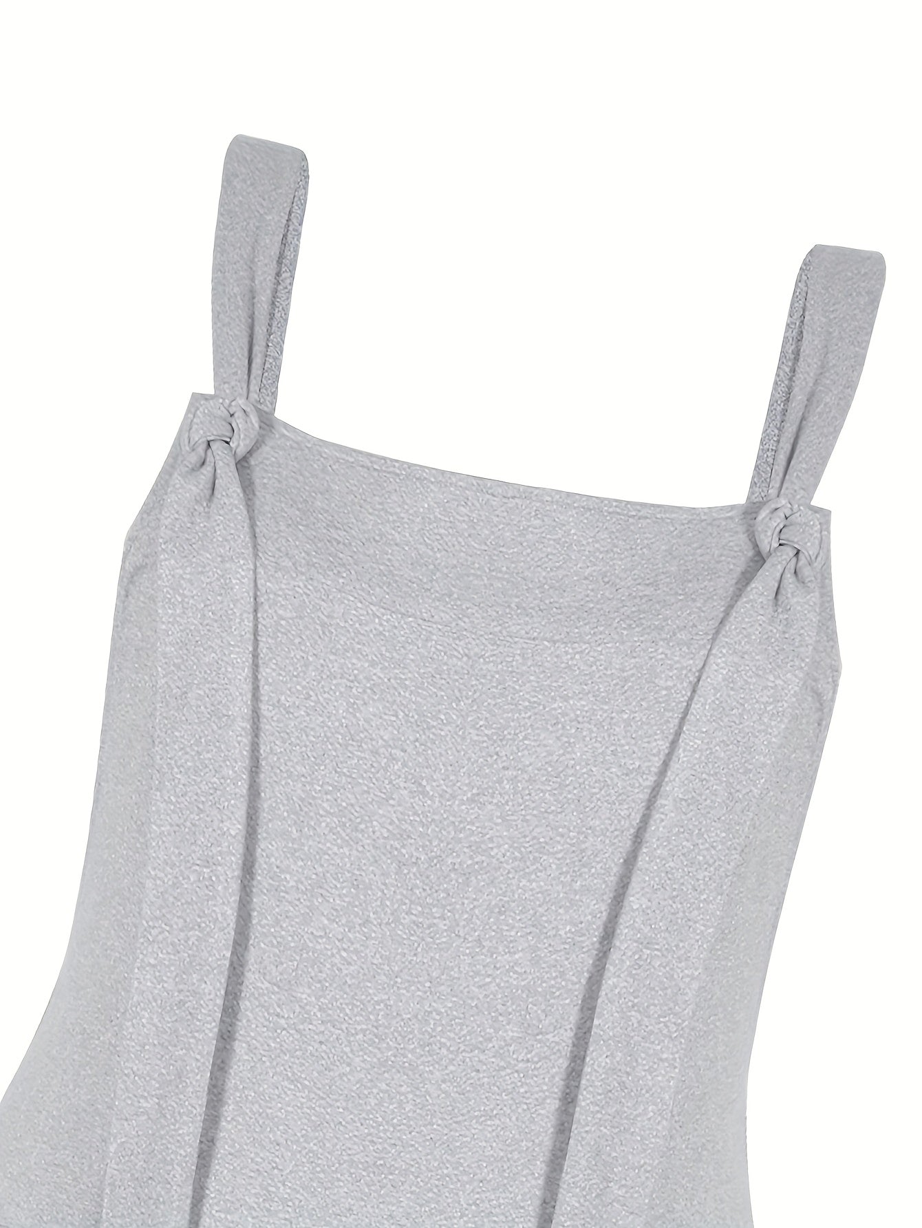 Plus Size Women's Casual Solid Color Jumpsuit With Pockets