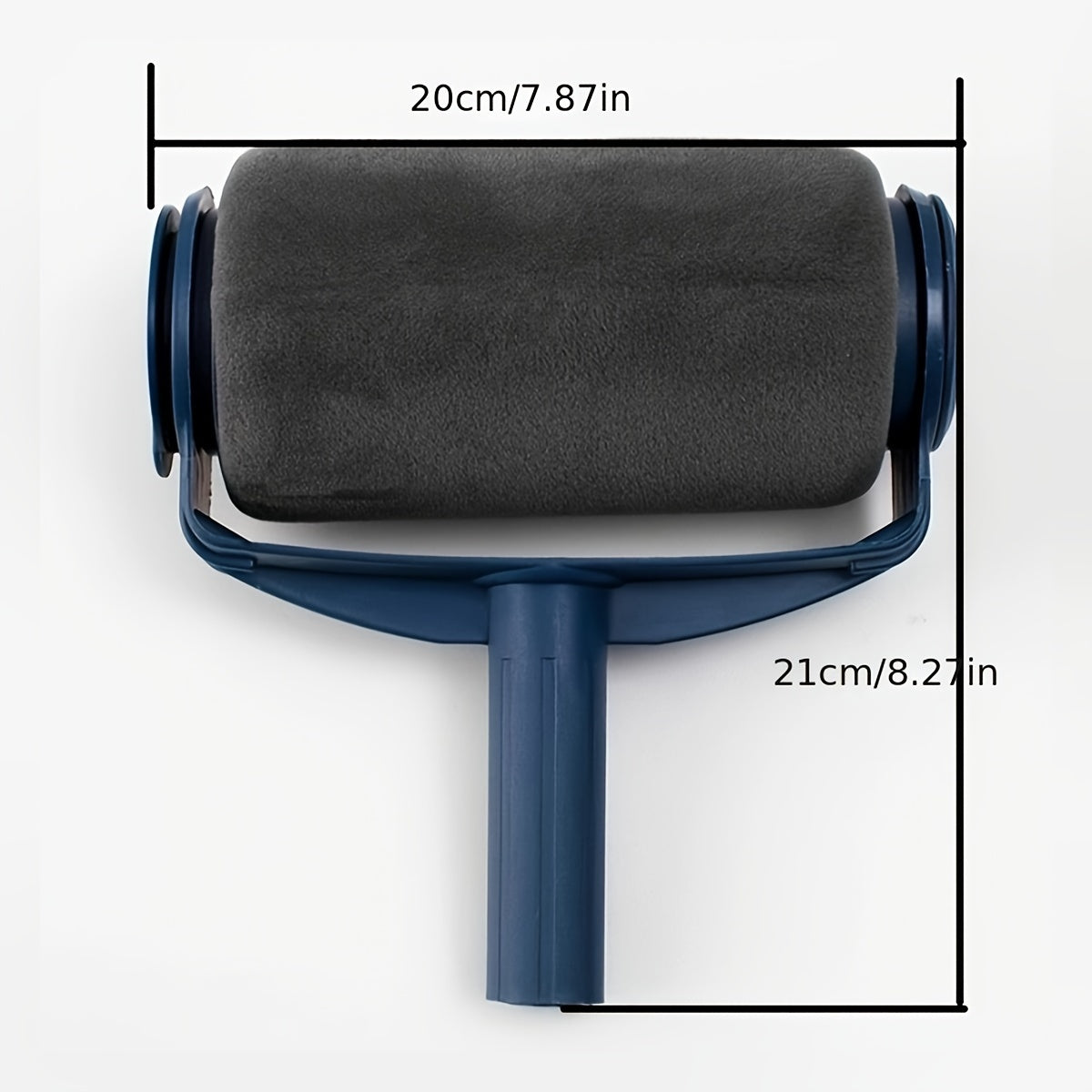 2-Piece Paint Roller Set with Extension Rod for Walls and Latex Paint