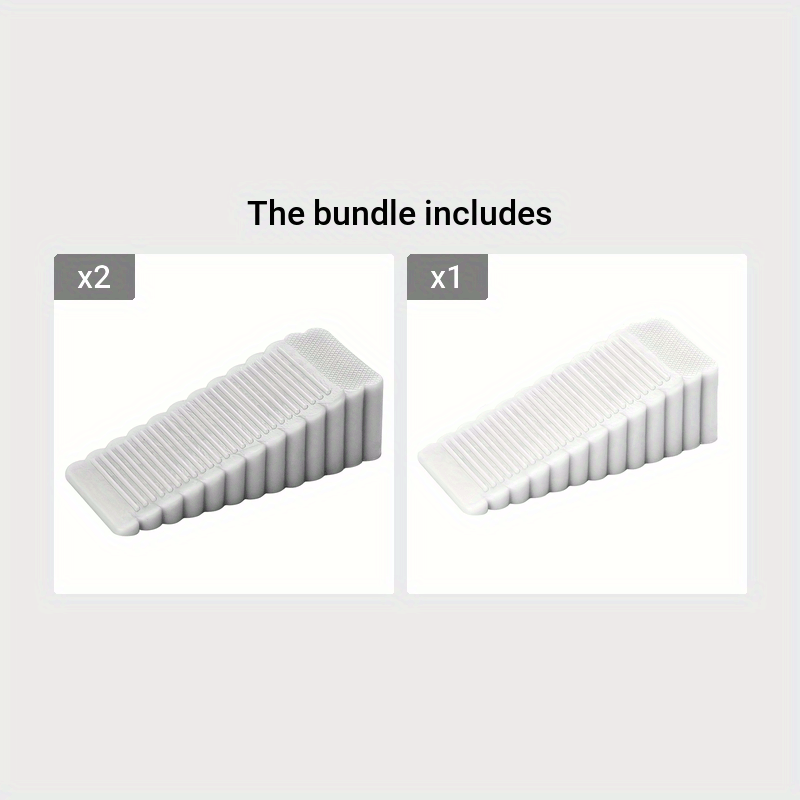 Silicone Windproof Door Stopper Anti-Pinch Household Safety Rubber Wedge