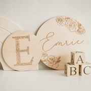 Wooden Tree Design Bulletin Board with Name Space for Room Decor