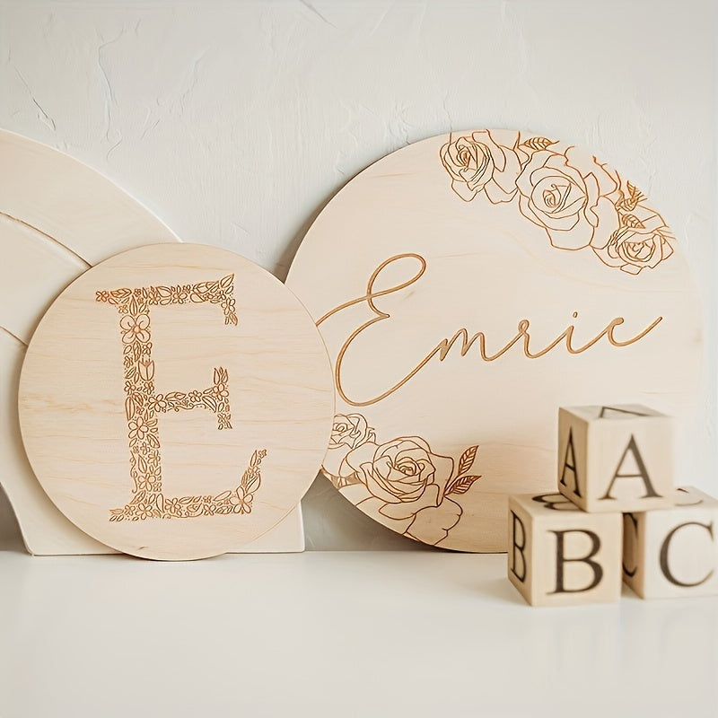 Wooden Tree Design Bulletin Board with Name Space for Room Decor