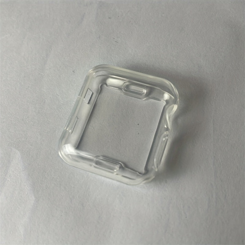 TPU Bumper Cover for iWatch Screen Protector Compatible with Series 9 8 7 SE 6 3 38mm 40mm 41mm 42mm 44mm 45mm