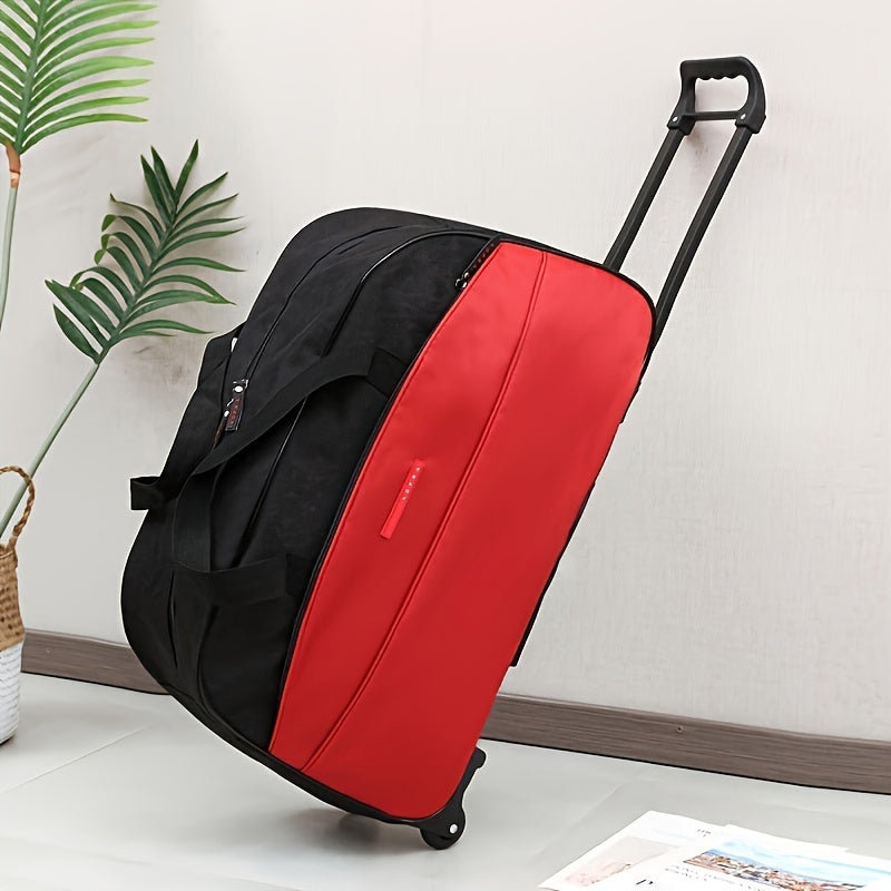 Lightweight Travel Trolley Bag with Large Capacity and Soft Fabric Material