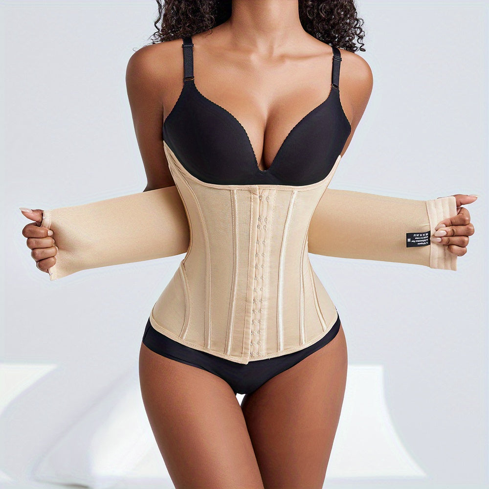 Women's Nylon Waist Trainer Belt for Tummy Control and Back Support