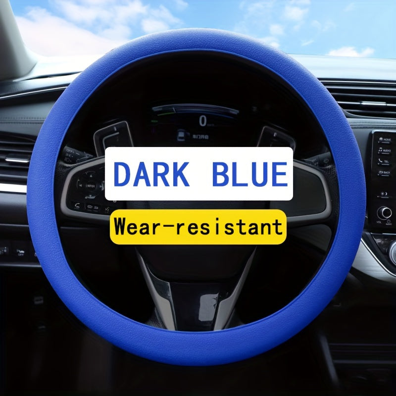 Universal Silicone Steering Wheel Cover Non-Slip Durable Colors